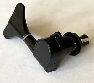 Kramer Bass Guitar Original Bass Side Black Tuner Tuning Peg - Picture 1 of 12