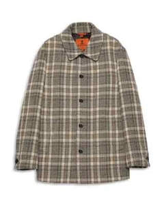 Barena Baron Pievego Fatoto Plaid Coat X5605 Size 52 IT / US XL - Picture 1 of 5