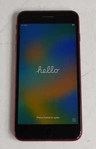 Apple iPhone 8 Plus A1897 256 GB iOS 16.7.5 Red Locked to AT&T Smartphone - Photo 1 sur 9