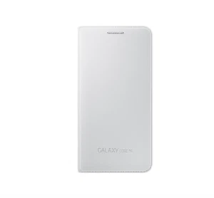 ETUI FOLIO OFFICIEL A RABAT SAMSUNG GALAXY CORE 4G BLANC ECO-CUIR (PU) - Photo 1 sur 3