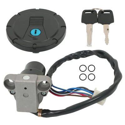 For Kawasaki KL250 KLR250 86-05 KL600 KLR650 87-07 Ignition Switch Fuel Gas Cap Foto 1 de 4
