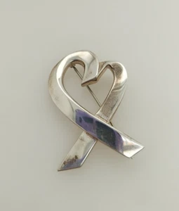 Tiffany & Co. Sterling Silber Paloma Picasso Herz Pin - Bild 1 von 5