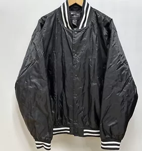 Chaqueta Universitaria Hombre Negro o Granate Holloway Heritage Snap Up Talla: M-L-2XL NUEVO - Imagen 1 de 13