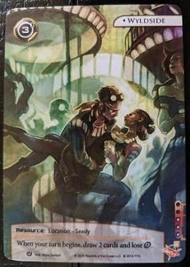Android Netrunner Wyldside alt full art card promo - Picture 1 of 1