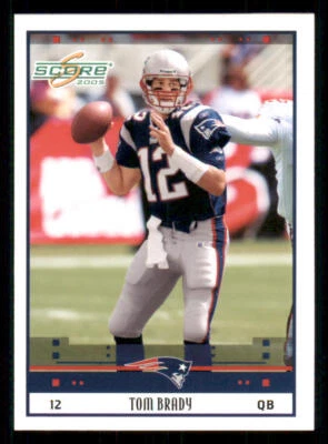 2005 Score #172 Tom Brady - Image 1 of 2