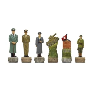 Hitler gegen Roosvelt, 2. Weltkrieg handbemalte Themenschachfiguren von... - Bild 1 von 8
