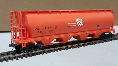 Bachmann Silver Series HO - Saskatchewan Potash Corp. Cylindrical Hopper Car - Image 1 of 4