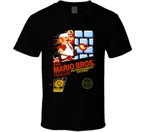 Super Mario Brothers Nes Video Game Cover T Shirt - Picture 1 of 7