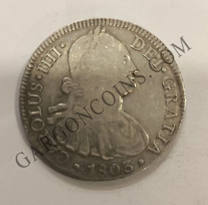 Carlos IV 8 Reales 1803 Mexico F T EBC - Imagen 1 de 2