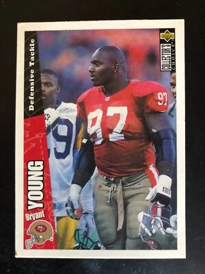 Upper Deck Bryant Young 1996 Defensive Tackle - Image 1 of 2