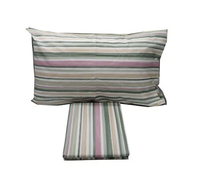 N5539 Parure copripiumino piazza e mezza "TOBAGO var.verde" di Fazzini - Immagine 1 di 4