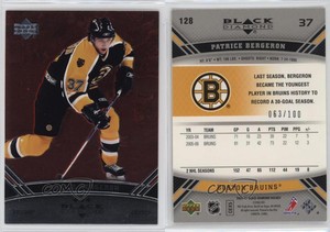 2006-07 Upper Deck Black Diamond Ruby /100 Patrice Bergeron #128