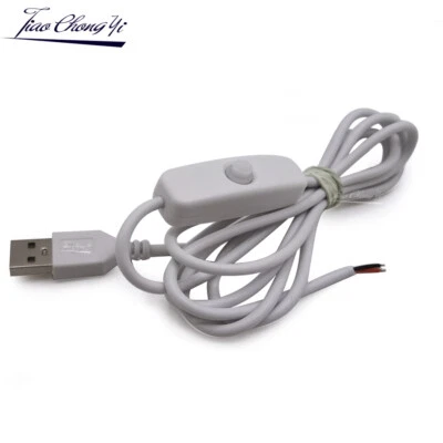 USB 1.5m connector Cable with ON/OFF switch Electric Copper Wires For Lamp Bulb - Image 1 of 4