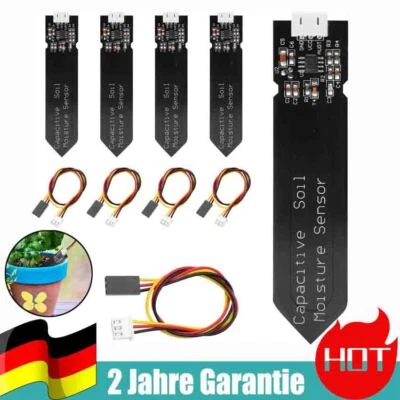 Bodenfeuchtesensor Hygrometer Modul Kapazitiver Bodenfeuchtigkeitssenso PH2,0–3P - Bild 1 von 4