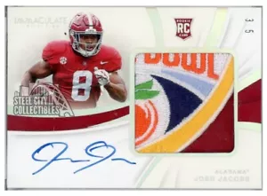 Josh Jacobs 2019 Panini Immaculate Collegiate Autograph RC Patch Card #101 3/5 - Picture 1 of 2
