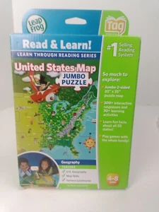 Leap Frog Interactive United States Map Tag Pen Puzzle Game Learning System USA - Picture 1 of 8