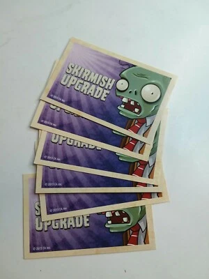 Risk Plants.vs Zombies Cartões de Substituição Escaramuça Upgrade Conjunto de 6 Roxos - Imagem 1 de 2