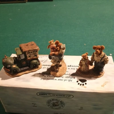 BOYDS BEARS Wunnerful Village Accesorio Material TED E. BEAR SHOP  Foto 1 de 2