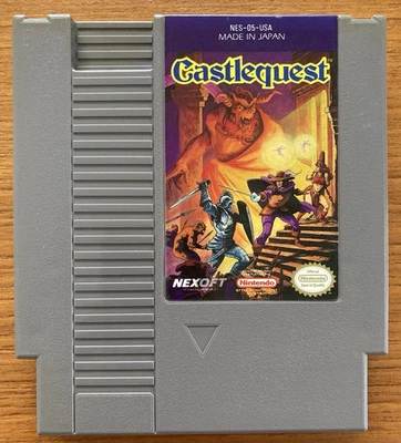 NES ~ CASTLEQUEST ~ Nintendo Game 3 Screw NES-O5-USA Game Cart Only NTSC - Image 1 of 4