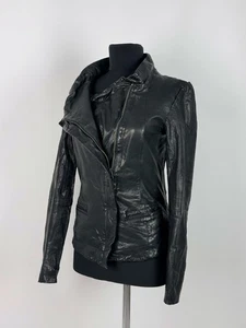 Chaqueta de cuero para mujer AllSaints Texas - Imagen 1 de 15