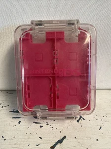 Nintendo DS Video Game Travel Case Pink And Clear - Picture 1 of 7