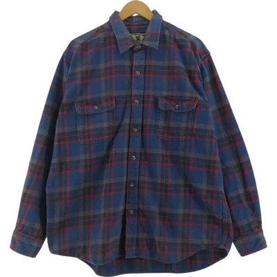 Used Field and Stream long-sleeved flannel check shirt men's size XXL - Image 1 of 4