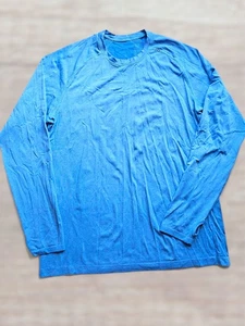 Lululemon Men’s Metal Vent Tech Long Sleeve 2.0 Blue | Size XL | Seamless Gym - Picture 1 of 10