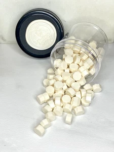100 cuentas de cera de sellado de coco cremoso - Imagen 1 de 3