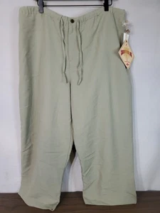 Caribbean Joe Pants Women's Size XL Wide Leg Capri Pockets Lounge Vacation  - Picture 1 of 16