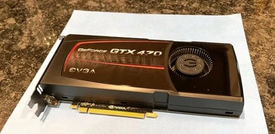 EVGA NVIDIA GeForce GTX 470  PCI-E Video Card Part Number: 012-P3-1470-TR - Image 1 of 4