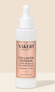 Nakery Beauty Defensa del Colágeno + Suero Complejo 25% Vitamina C Iluminar Firme Nuevo - Imagen 1 de 2