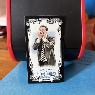 2013 Topps Allen & Ginter's Mini Black Border John Calipari #250 HOF - Image 1 of 2