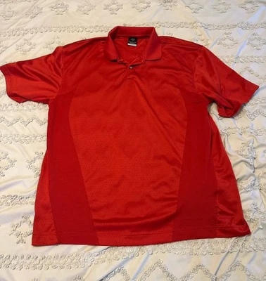 Polo de golf ligero Nike Drifit rojo ventilado Cocotal Punta Cana para hombre talla L Foto 1 de 4