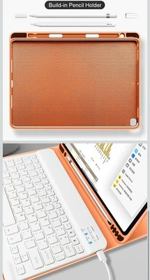 (MSRP $39,95) aoub Bluetooth клавиатуры чехол для iPad 10,2» (7/8/9‐Gen) - Изображение 1 из 4