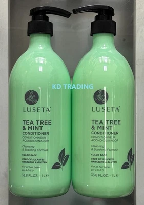 (2-Pk) LUSETA ~ TEA TREE & MINT Cleansing Soothing CONDITIONER for All Hair Type - Image 1 of 3