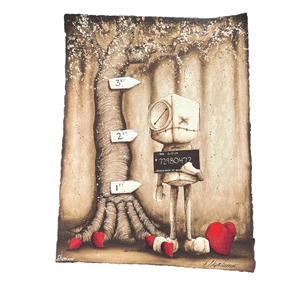 Fabio Napoleoni "Besitz der Hoffnung" Papierdruck handgezeichnet Doddle auf Rückseite 2012 - Bild 1 von 14