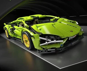 Lamborghini Sian FKP37 - 1:14 Scale - 1280 PCS Building Brick Blocks Set - Picture 1 of 6