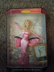 Vintage 1997 Barbie As Marilyn Monroe Gentlemen Prefer Blondes Mattel #17451 - Picture 1 of 4