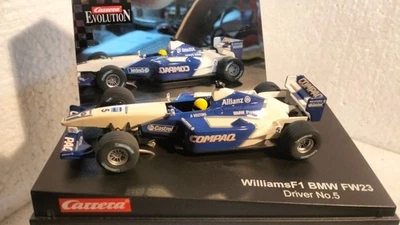 QQ SLOT CAR 25437 CARRERA EVO WILLIAMS F1 BMW FW23 PILOTA #5 RALF SCHUMACHER * - Immagine 1 di 4