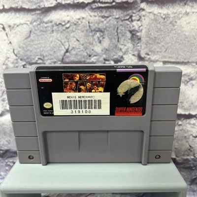 WWF Raw Super Nintendo Entertainment (SNES, 1994) Tested / Working - Image 1 of 4