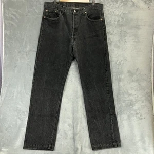 Levi's 501 Jeans Herren W38 L34 Original Fit Grau Denim Jeans - Bild 1 von 9
