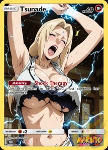 Tsunade Shocking Non Holographic Trainer Sexy Story Anime Waifu Adult Card - Picture 1 of 5