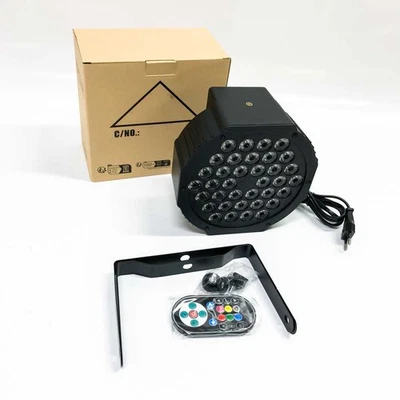 LED Par Strahler 36 LED Bühnenlichter 9 Modi RGB Partylicht mit Fernbedienung - Bild 1 von 4