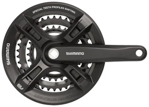 Shimano Altus FC-M311 Crankset - 175mm, 7/8-Speed, 48/38/28t, Riveted, Square Ta - Picture 1 of 1