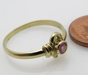 DISEÑO MADURO - ANILLO DE AMATISTA DELICADO - ORO AMARILLO 333 - Imagen 1 de 6