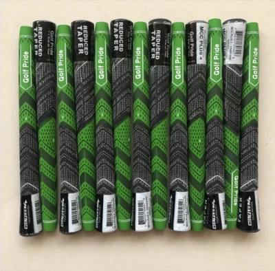 HAPPYCLUB 13PCS Golf Pride MCC Plus 4 Standard / Midsize Golf Club Grips Grey/Green US New