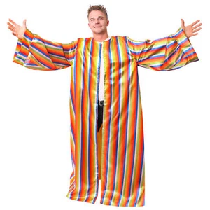 ADULTS RAINBOW DREAMCOAT LGBT+ PRIDE JOSEPH TECHNICOLOR UNISEX FANCY DRESS - Picture 1 of 6