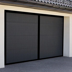 Magnetic Garage Door Screen 10x8FT Durable Fiberglass Mesh Door Screen w/Closure - Picture 1 of 14