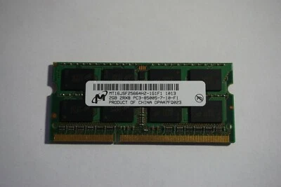 Micron 2GB 2RX8 PC3-5800S DDR3 MT16JSF25664HZ Laptop Notebook Memory RAM Laptop - Image 1 of 3
