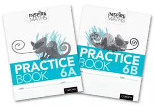 Inspire Maths Practice Book 6A & 6B Year 6 Mathematics Age 10-11,Pie Chart,Angle - Picture 1 of 5